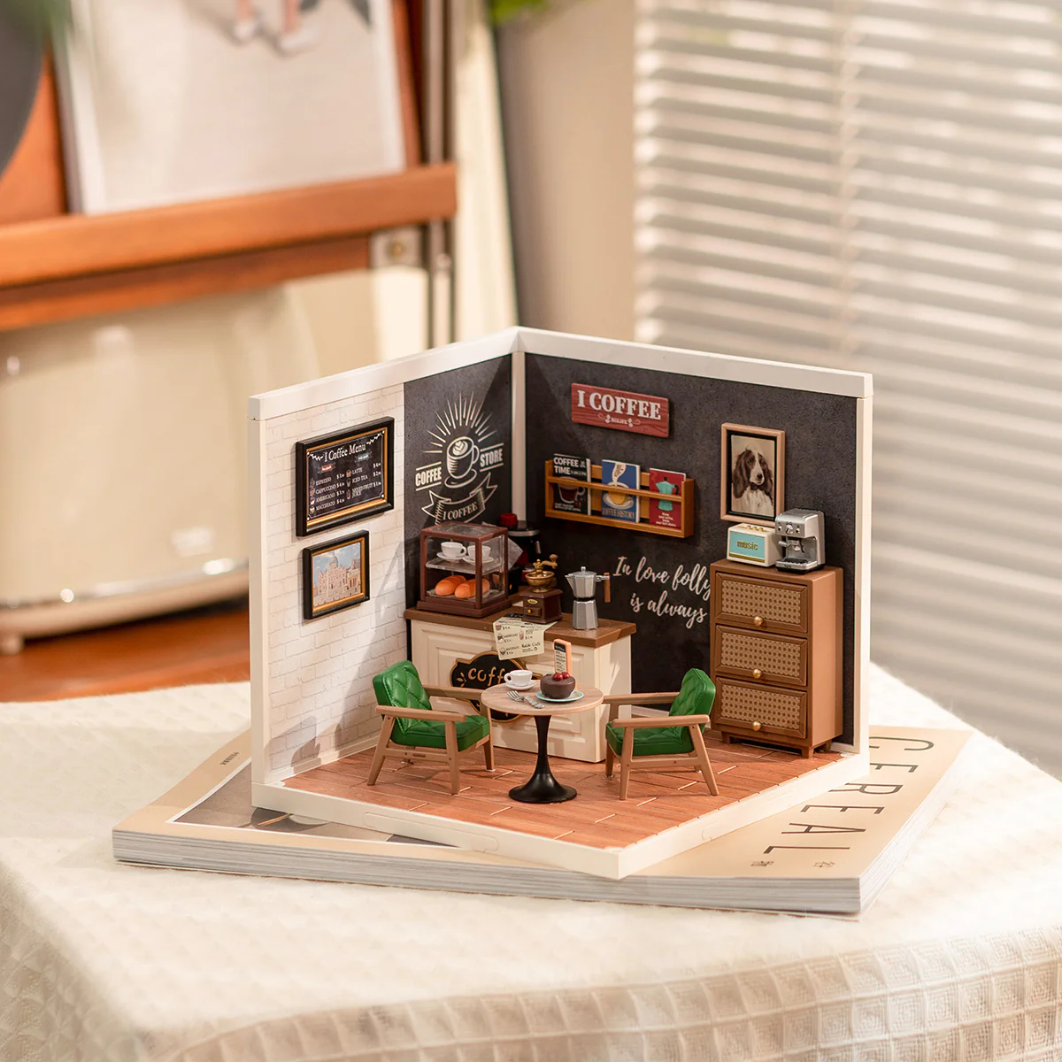 Robotime Rolife DIY Plastic Superstore Daily Inspiration/Breezy Time Cafe - Image 2