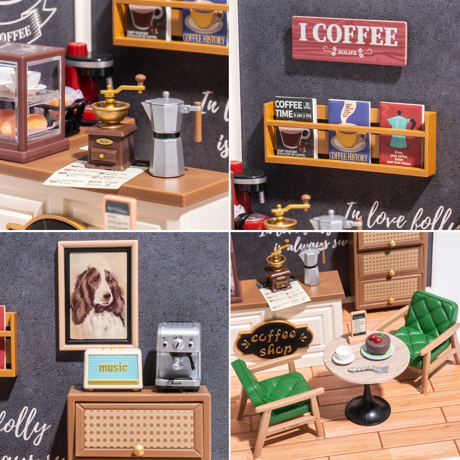 Robotime Rolife DIY Plastic Superstore Daily Inspiration/Breezy Time Cafe - Image 4