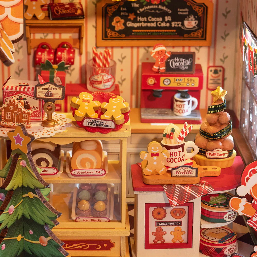 Robotime Gingerbread House DIY Miniature House DG176 - Image 3