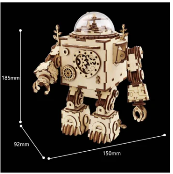 Robotime ROKR 3D Wooden Puzzle  Music Box Orpheus - Image 3