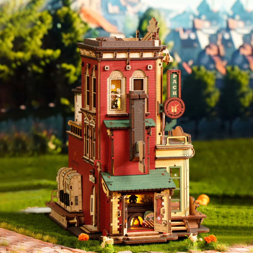 Robotime ROKR Christmas Dream Gift Factory Wooden Music Box EAB01 - Image 5