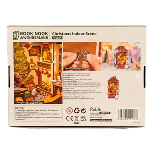 Robotime Rolife DIY Book Nook Christmas Indoor Scene TGC07 - Image 3