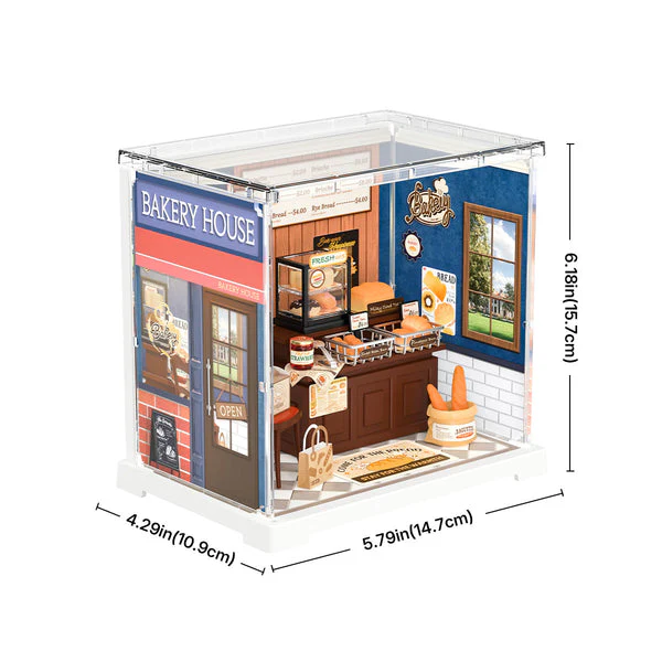 Robotime Rolife Butter Bakery House DIY Miniature House DWS03B - Image 3
