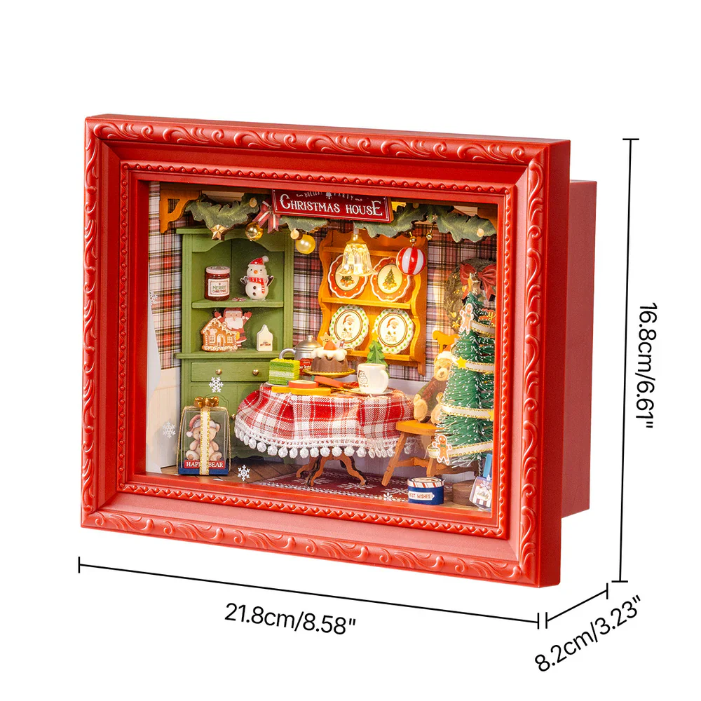 Robotime Rolife Christmas Eve Party 3D Wooden Puzzle DP005 - Image 2