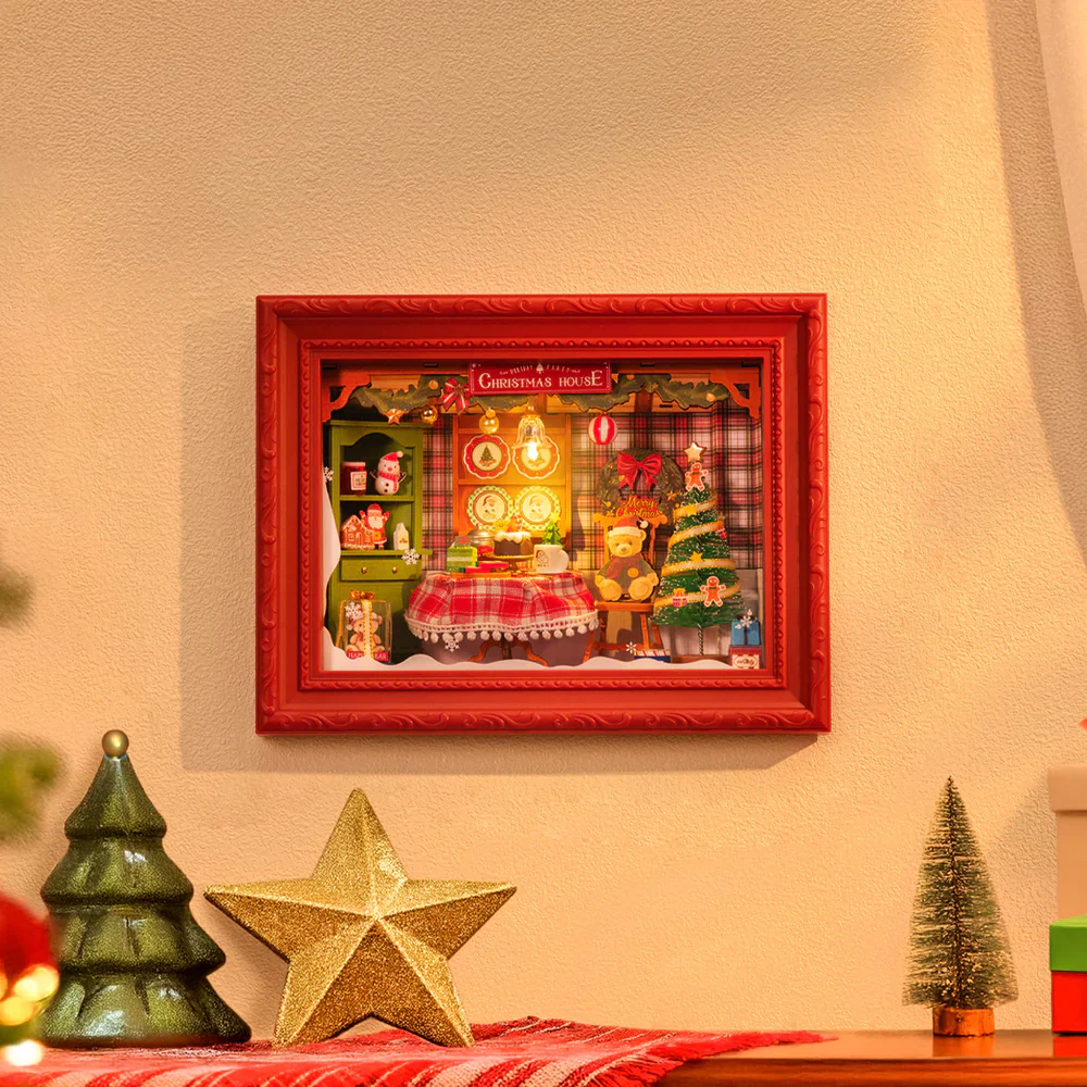 Robotime Rolife Christmas Eve Party 3D Wooden Puzzle DP005 - Image 6