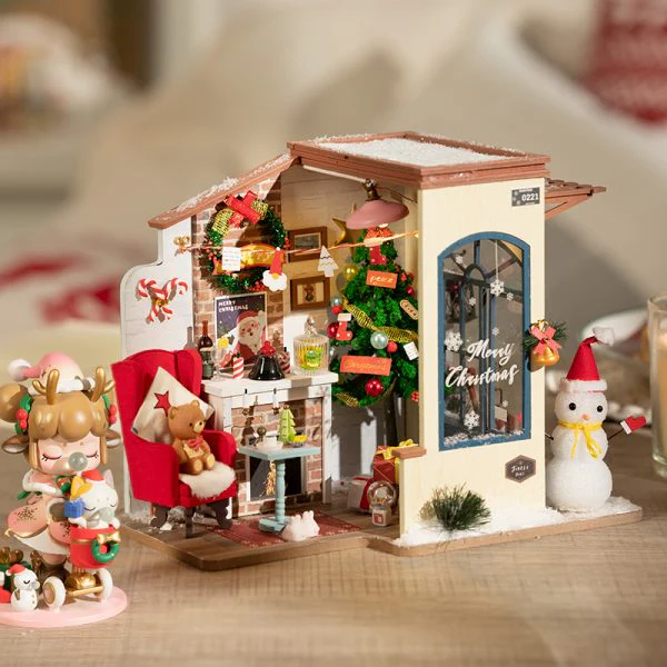 Robotime Rolife Christmas Snow House - Image 2