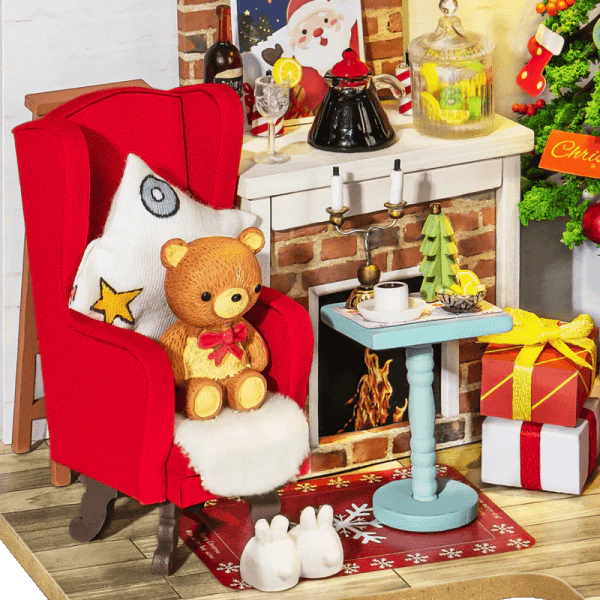 Robotime Rolife Christmas Snow House - Image 3