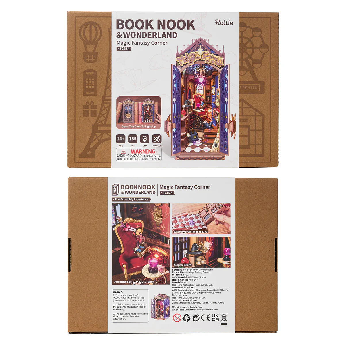 Robotime Rolife DIY Book Nook - Magic Fantasy Corner TGB14 - Image 5
