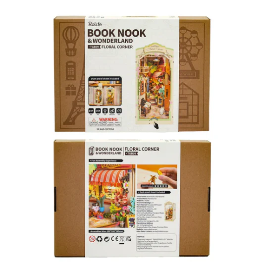Robotime Rolife DIY Book Nook Floral Corner TGB09 - Image 6