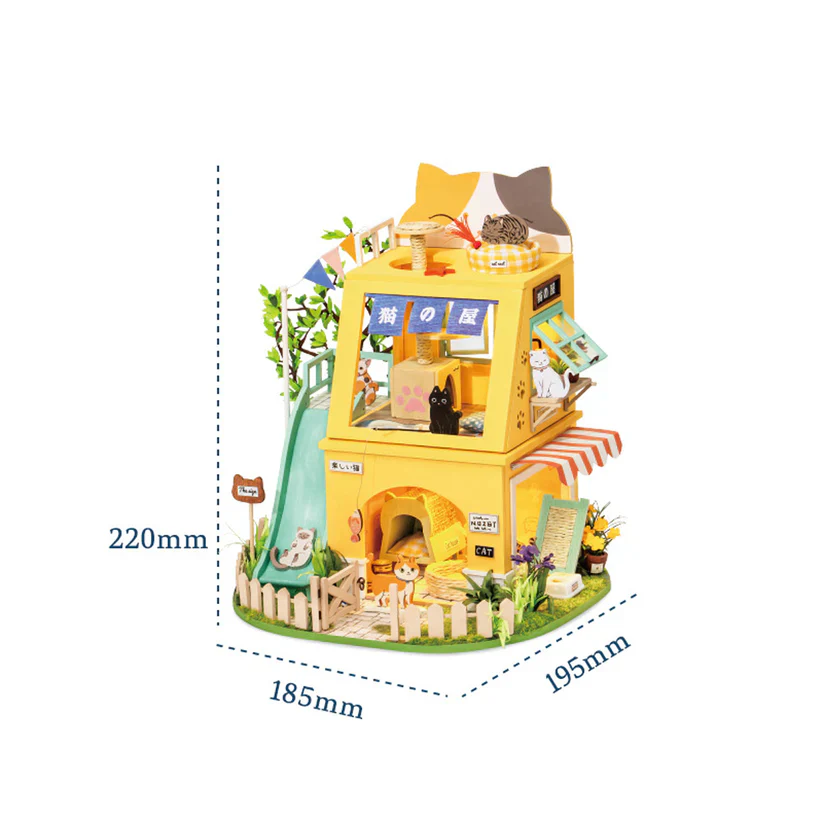 Robotime Rolife DIY Mini House Cat House - Image 3