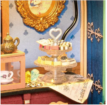 Robotime Rolife DIY Miniature House Alice's Tea Store - Image 3