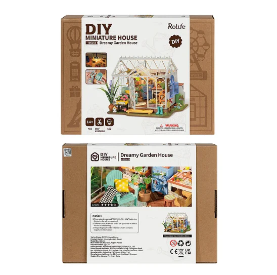 Robotime Rolife DIY Miniature House Dreamy House Garden - Image 2