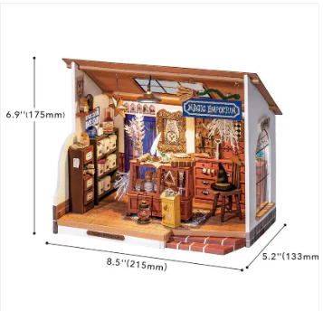Robotime Rolife DIY Miniature House Kiki's Magic Emporium - Image 4
