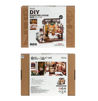 Robotime Rolife DIY Miniature House No.17 (Slow Life) Cafe - Image 2
