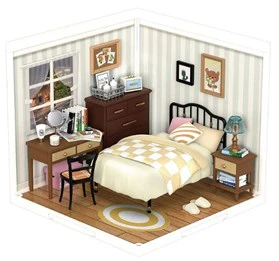 Robotime Rolife DIY Plastic Superstore Sweet Dream Bedroom