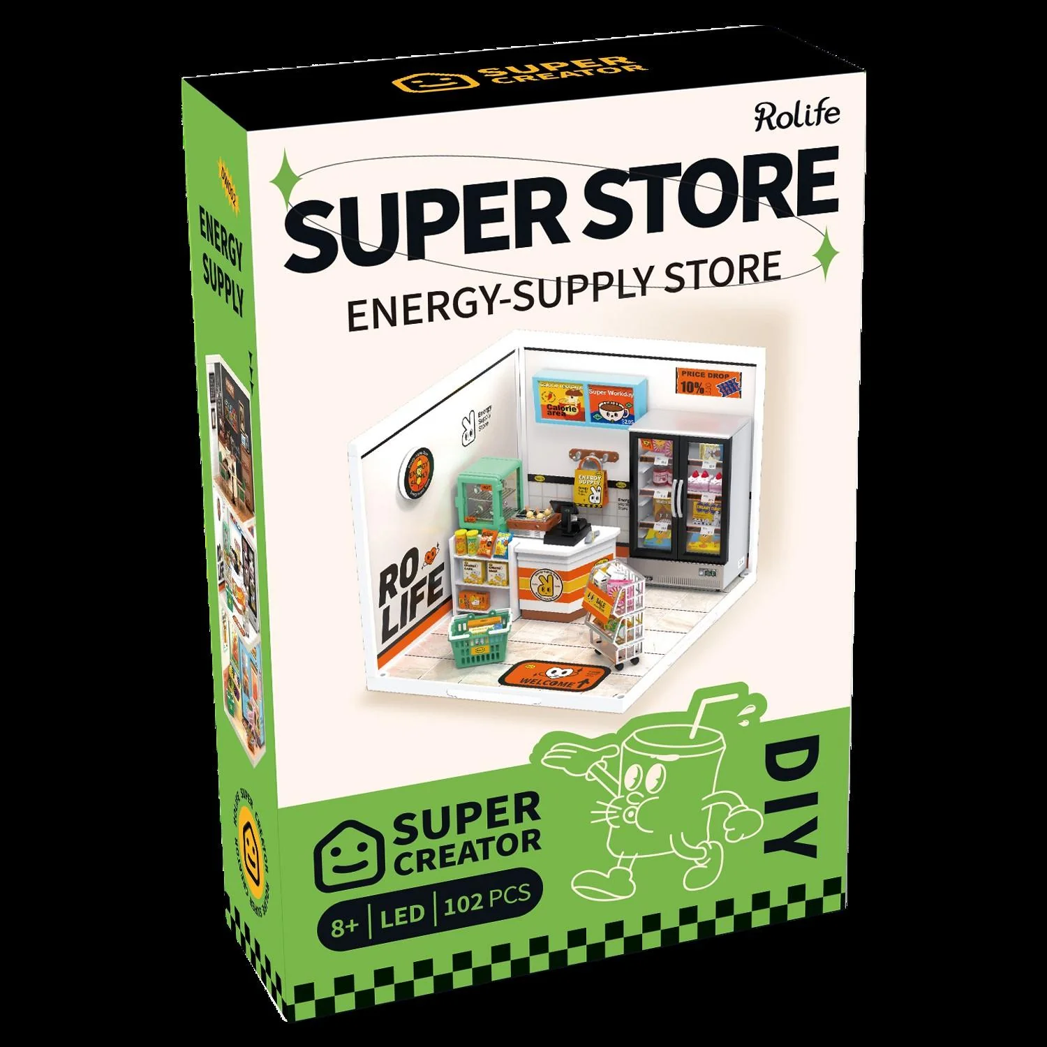 Robotime Rolife DIY Plastic Superstore Energy Supply Store - Image 2