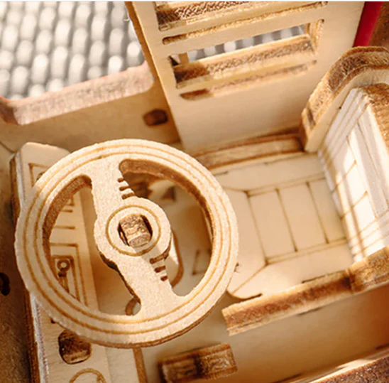 Robotime Rolife London Tour Bus 3D Wooden Puzzle - Image 4