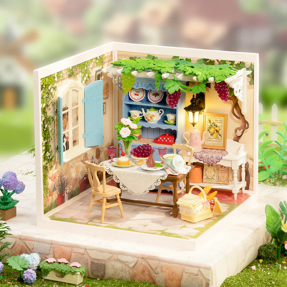 Robotime Rolife Midsummer Dream Yard Super Creator Miniature House DW025 - Image 2