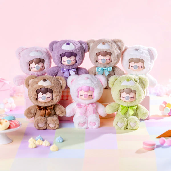 Robotime Rolife Surprise Plush Dolls - Nanci Colorful Chocolate Cutie Bears - Image 3