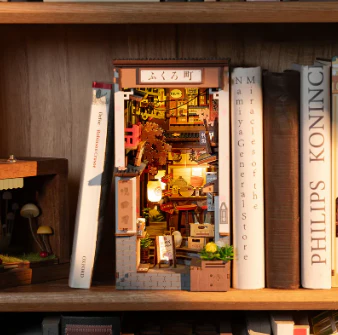 Robotime Rolife DIY Book Nook Sakura Wine Alley TGB11 - Image 2