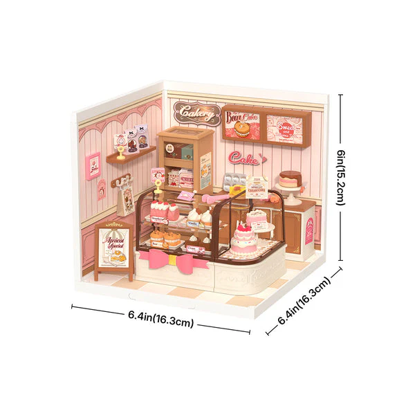 Robotime Rolife Tasty Cake Shop DIY Miniature House DW019B - Image 5