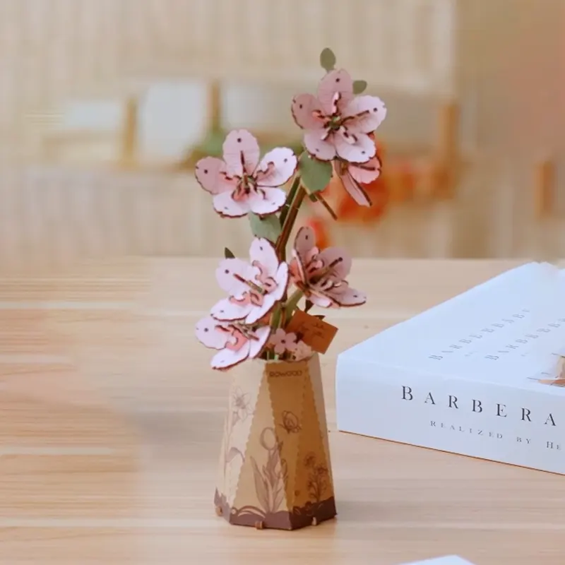 Robotime Rowood Bloom Sakura - Image 3
