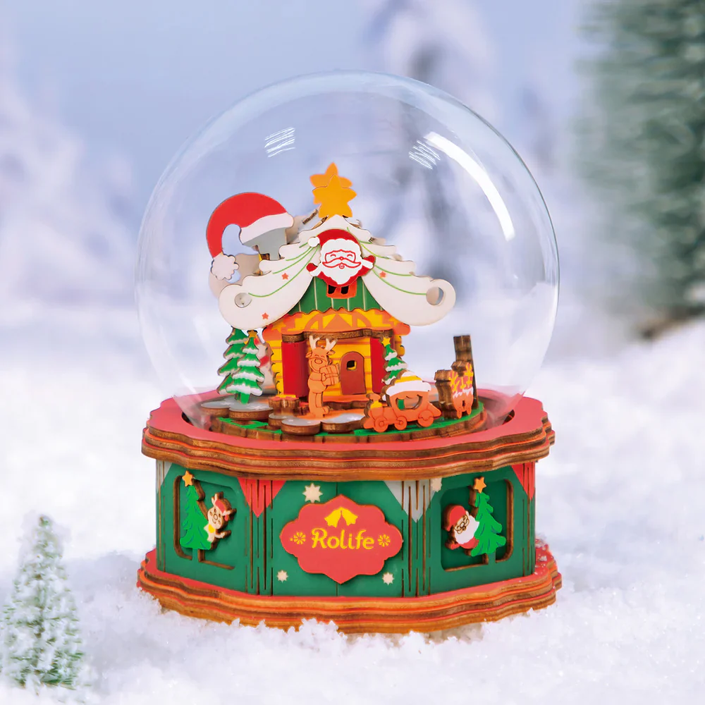 Robotime Christmas Town Music Box AM46 - Image 2