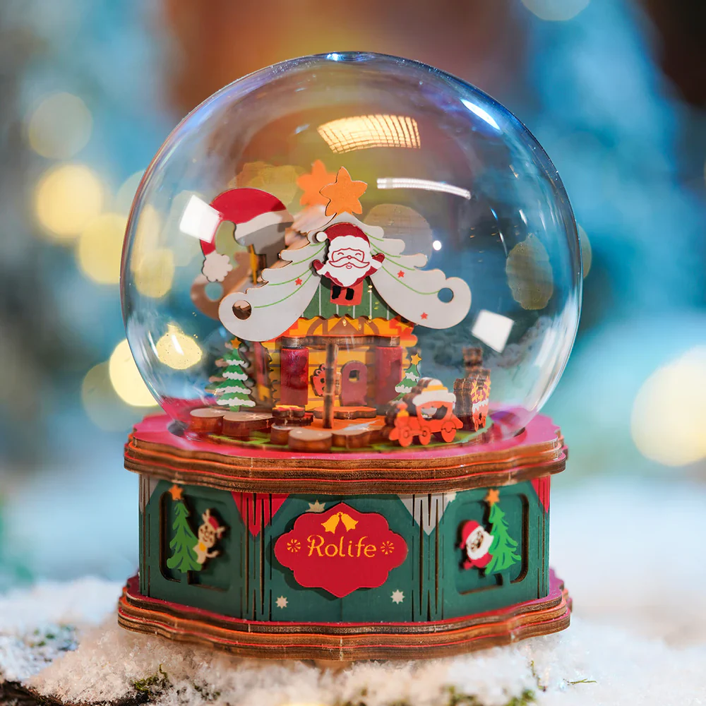 Robotime Christmas Town Music Box AM46 - Image 4