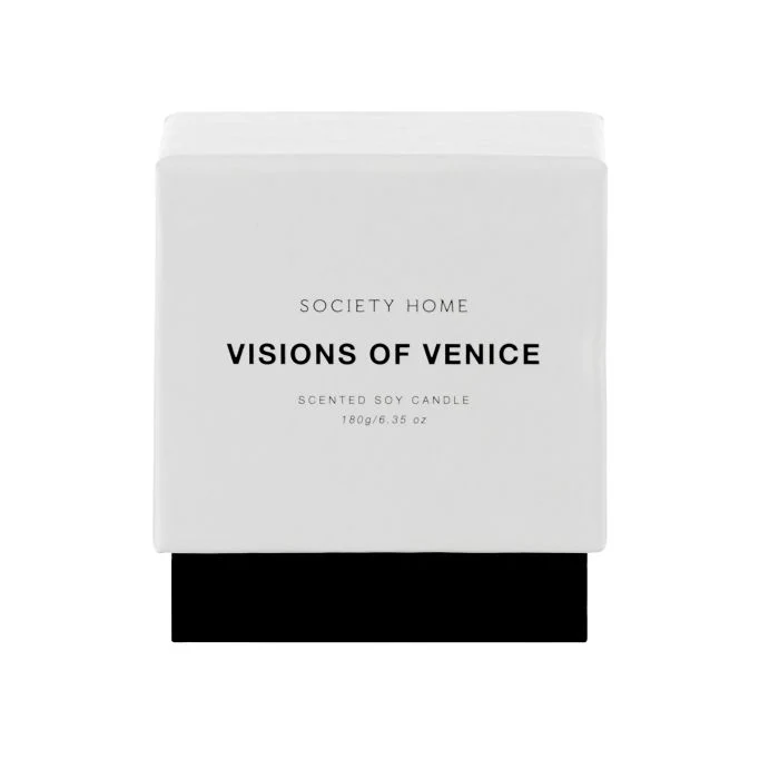 Society Home Visions of Venice Scented Soy Candle 180g - Image 3