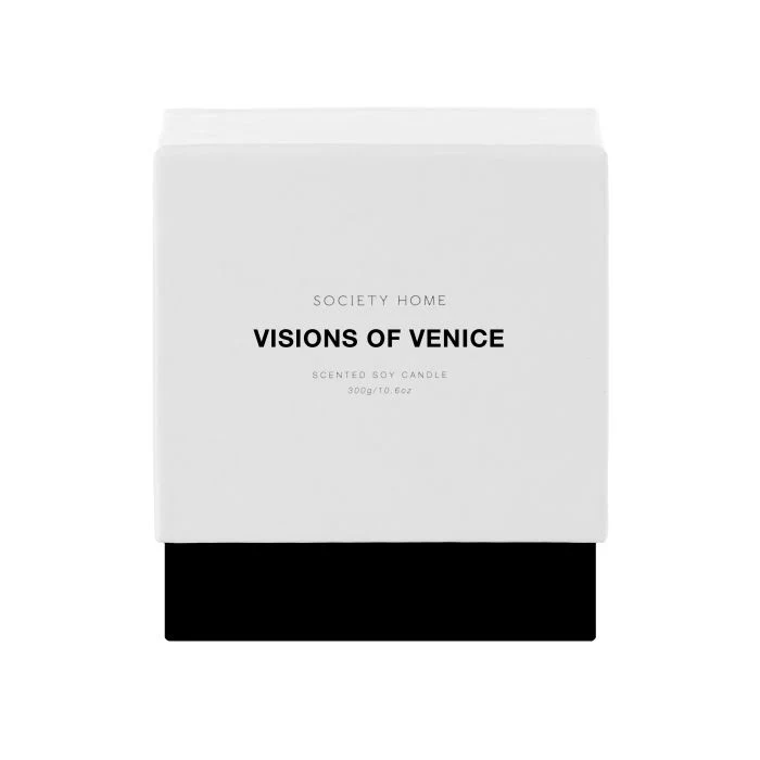 Society Home Visions of Venice Scented Soy Candle 300g - Image 3