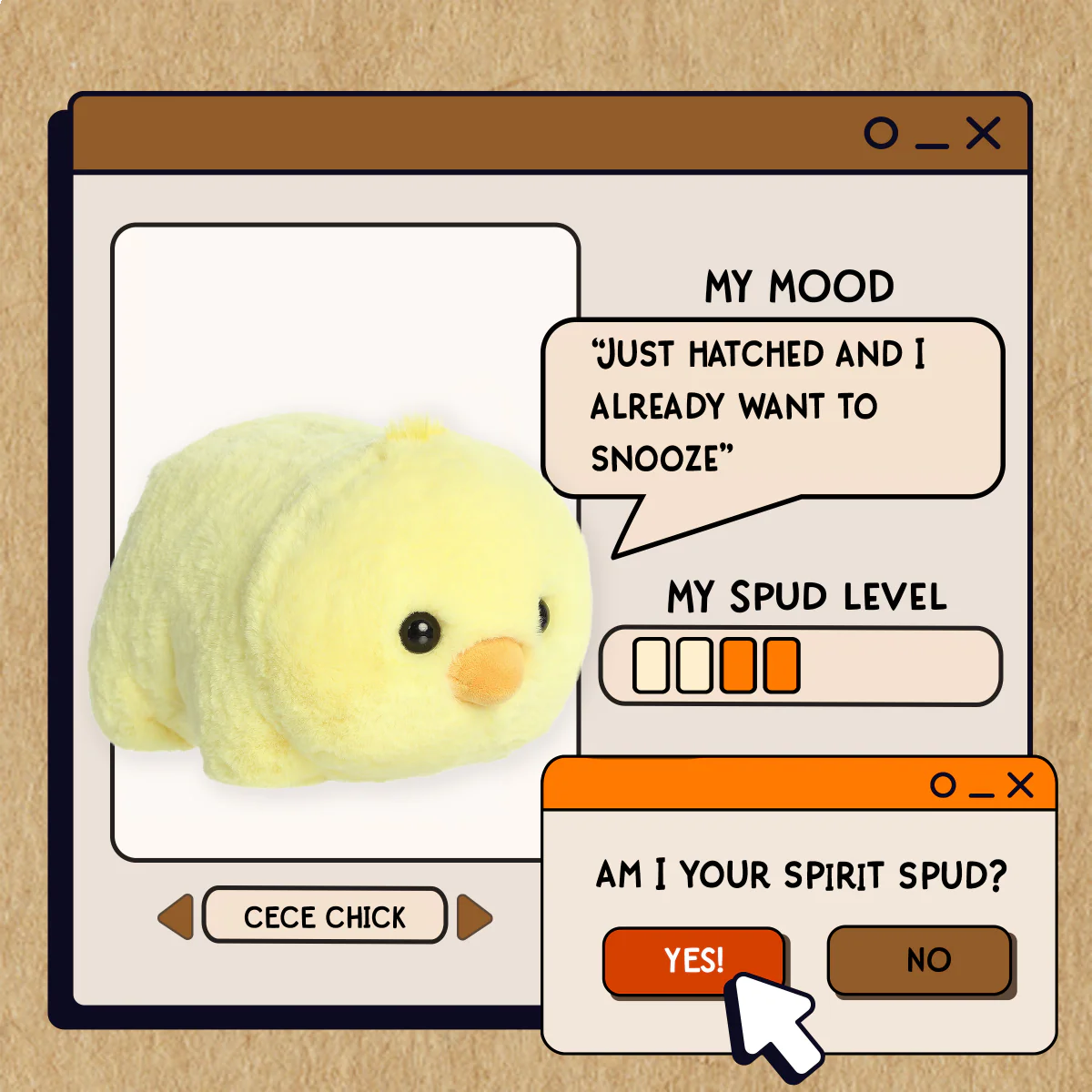 Spudster Cece Chick 25cm - Image 5