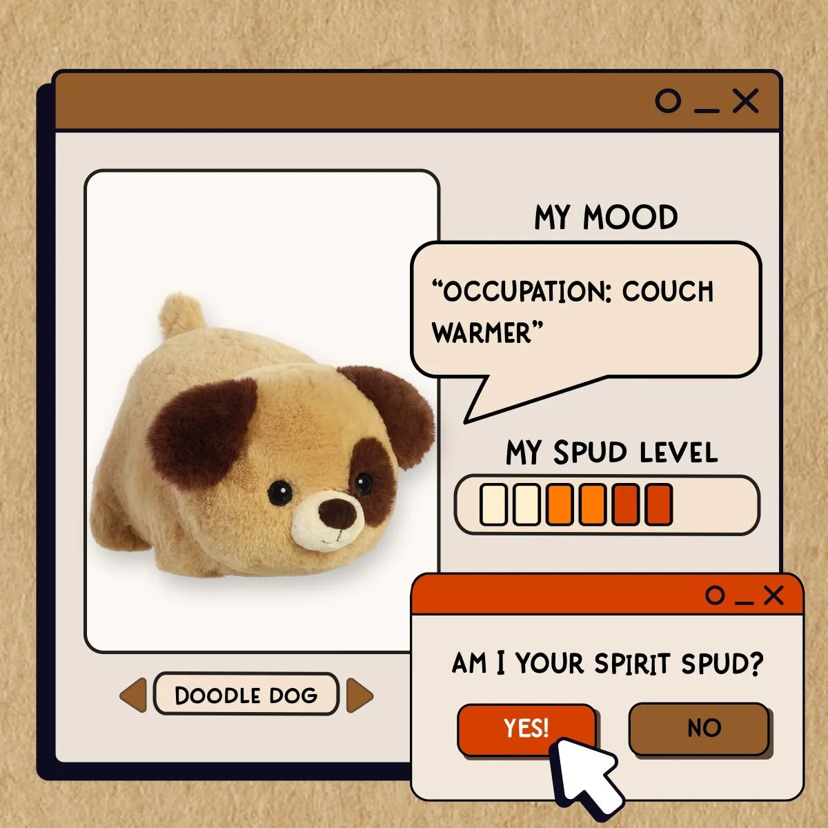 Spudsters Doodle Dog 25cm - Image 5