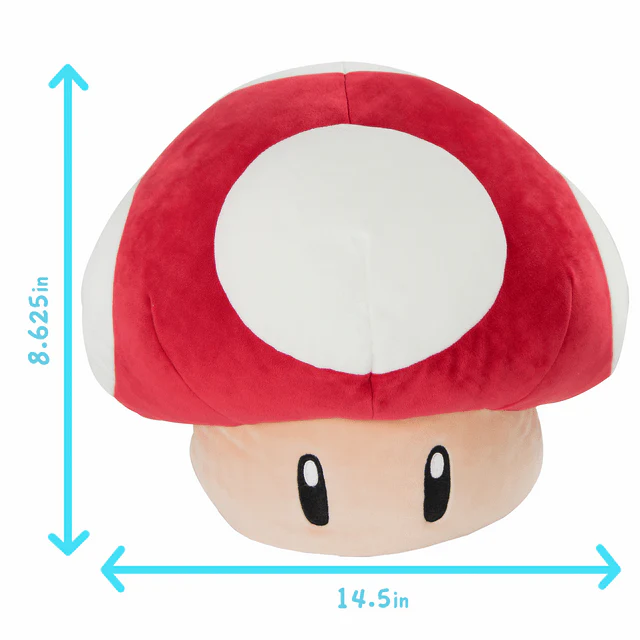 Super Mario Mega Mocchi Mocchi Super Mushroom (Large) 15" - Image 4