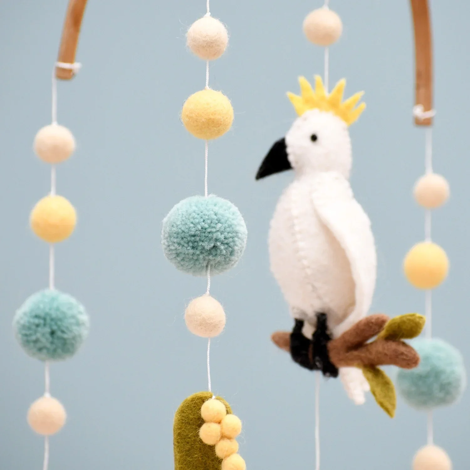 Tara Treasure Baby Cot Mobile Cockatoo Australiana - Image 2