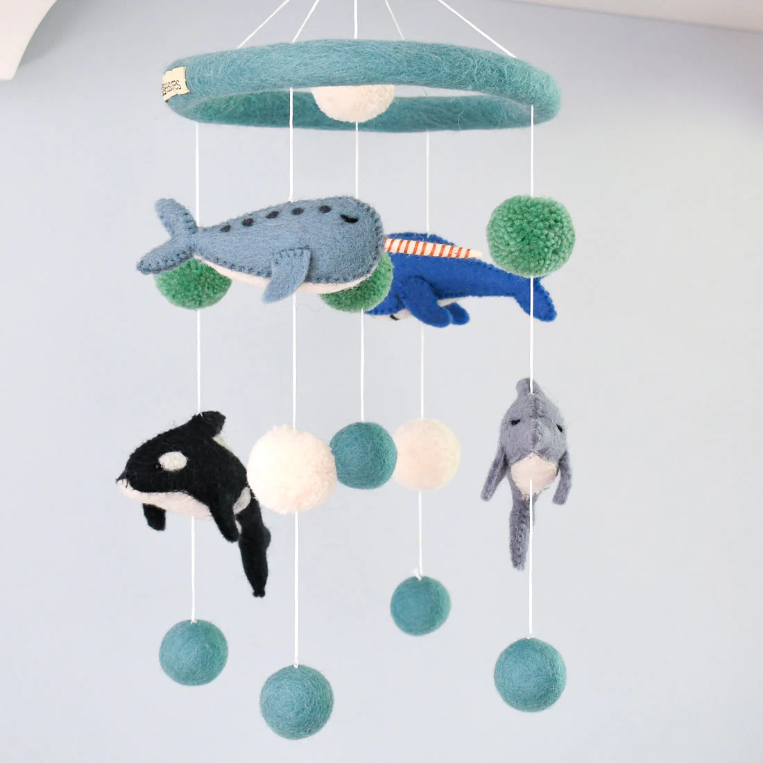 Tara Treasures - Nursery Cot Mobile - Ocean Marine Mammals - Image 3