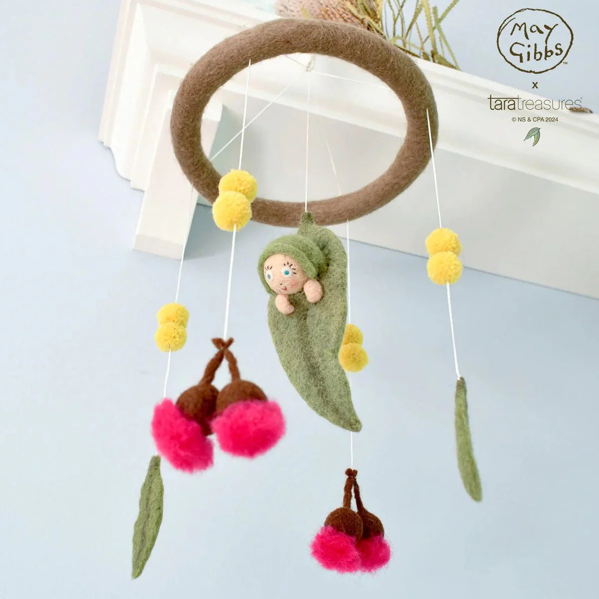 Tara Treasures x May Gibbs Gumnut Baby Cot Mobile - Image 5