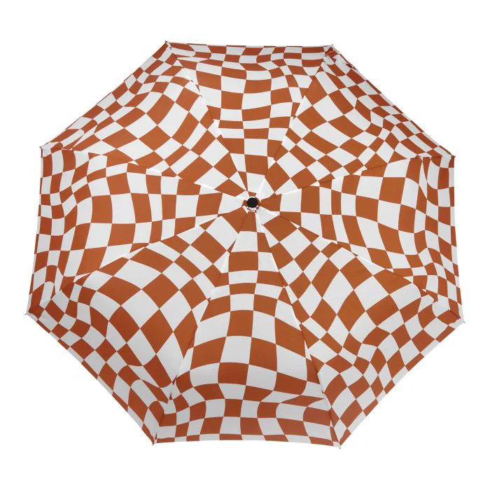 The Original Duckhead Umbrella Compact-Peanut Butter Checks - Image 4
