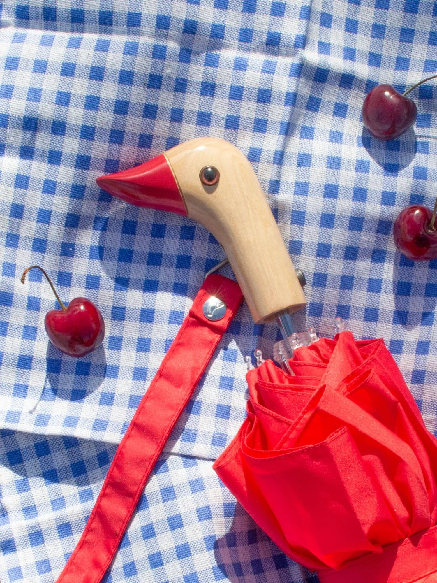 The Original Duckhead Umbrella Compact - Red - Image 5