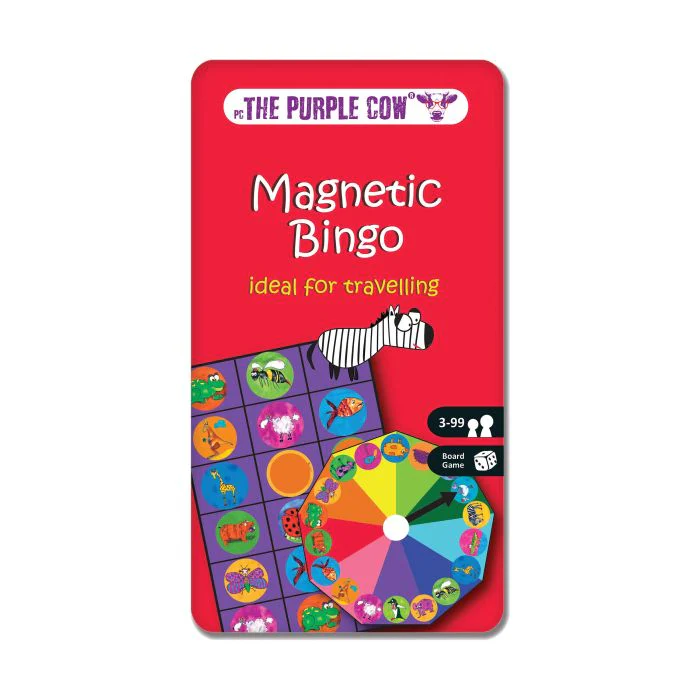The Purple Cow Magnetic Bingo 10.2x1x18.5cm