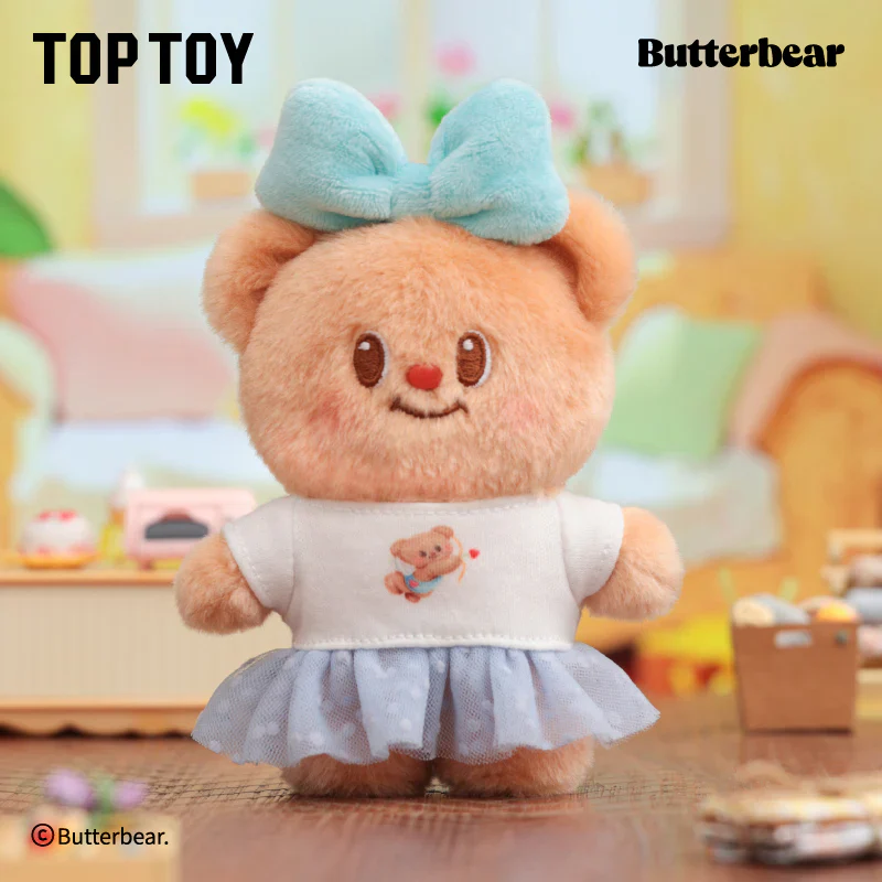 Toptoy Butterbear Versatile Wardrobe Plush Pendant Blind Box - Image 4