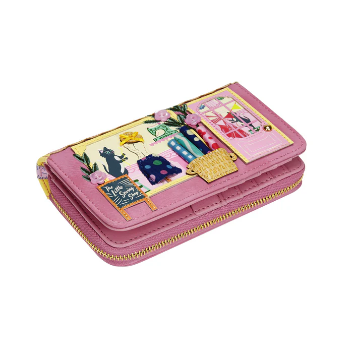 Vendula Sewing Shop - Rasberry Edition Medium Ziparound Wallet - Image 3