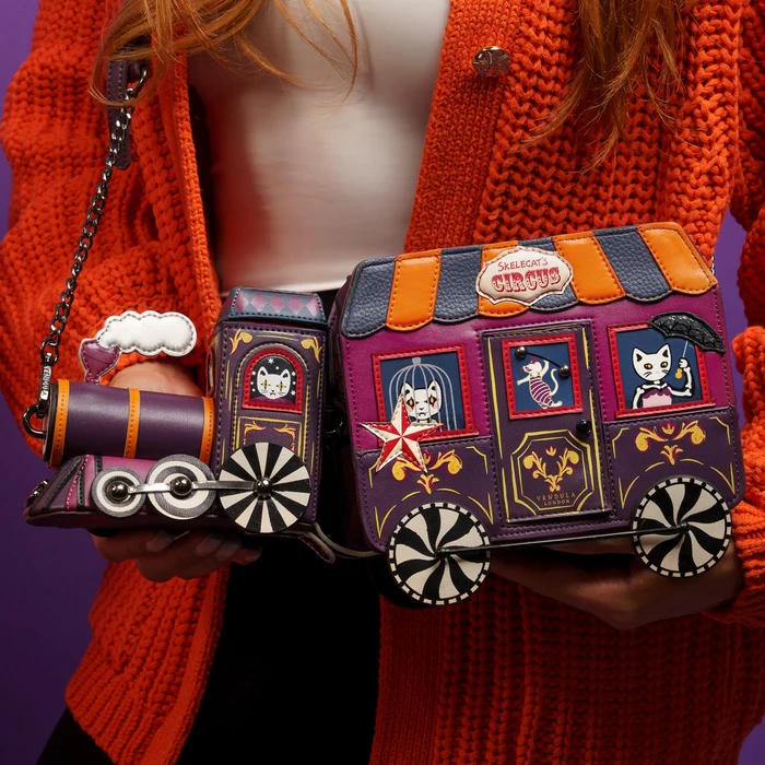 Vendula Skelecat's Travelling Ghost Circus Train Bag - Image 7