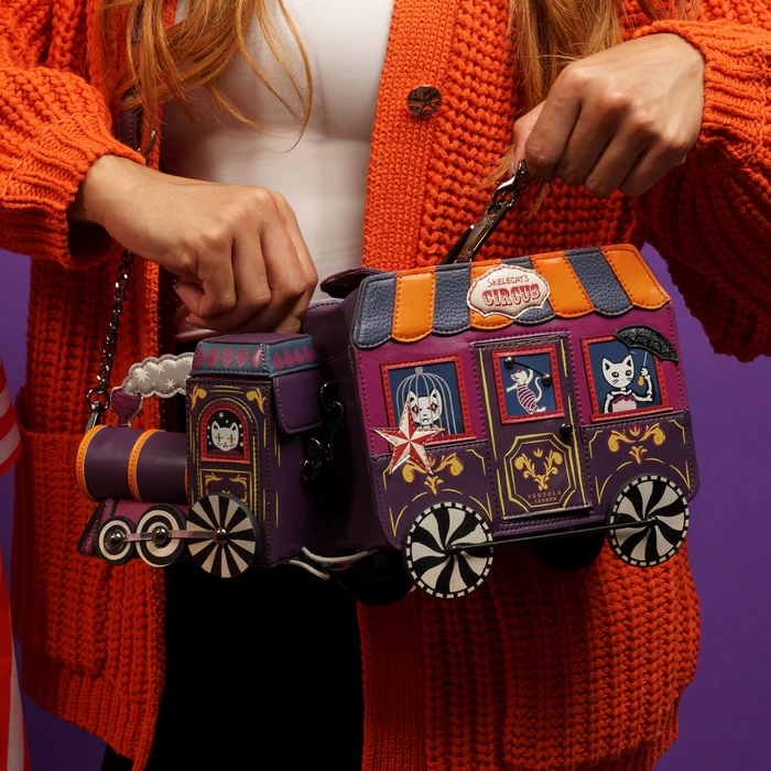 Vendula Skelecat's Travelling Ghost Circus Train Bag - Image 8