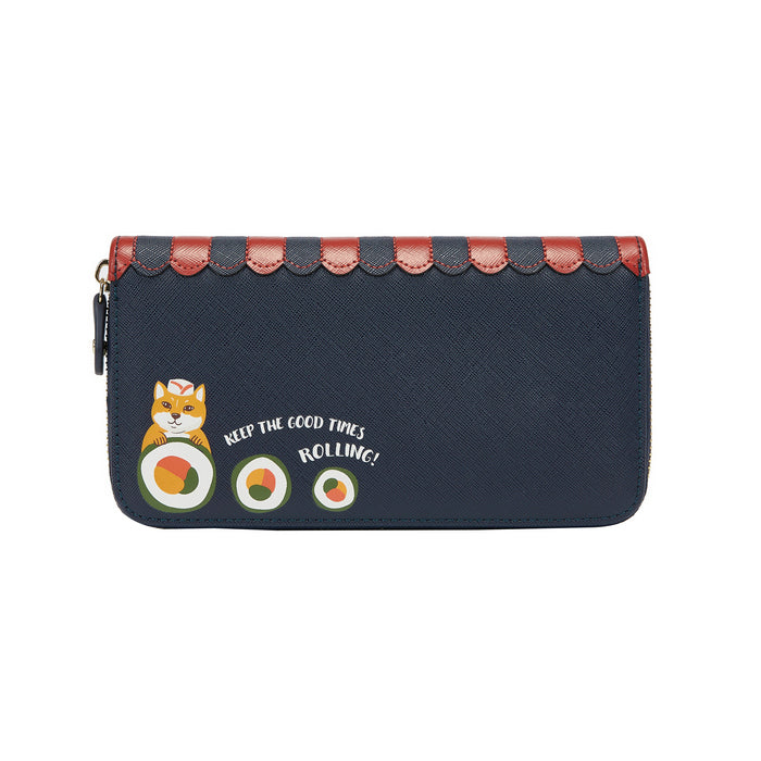 Vendula Sushi - Blue Edition Large Ziparound Wallet - Image 2