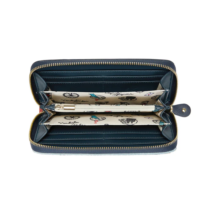 Vendula Sushi - Blue Edition Large Ziparound Wallet - Image 3