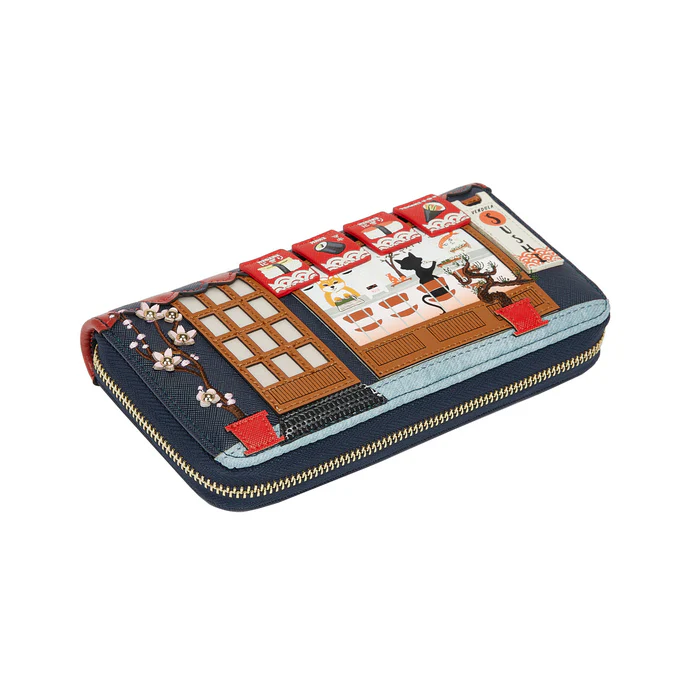 Vendula Sushi - Blue Edition Large Ziparound Wallet - Image 4