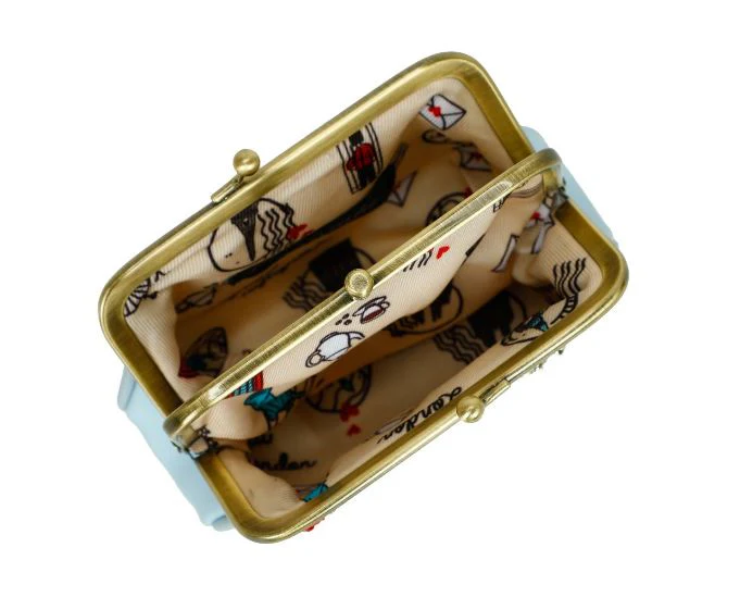 Vendula Vintage Rose Clipper Coin Purse - Image 3