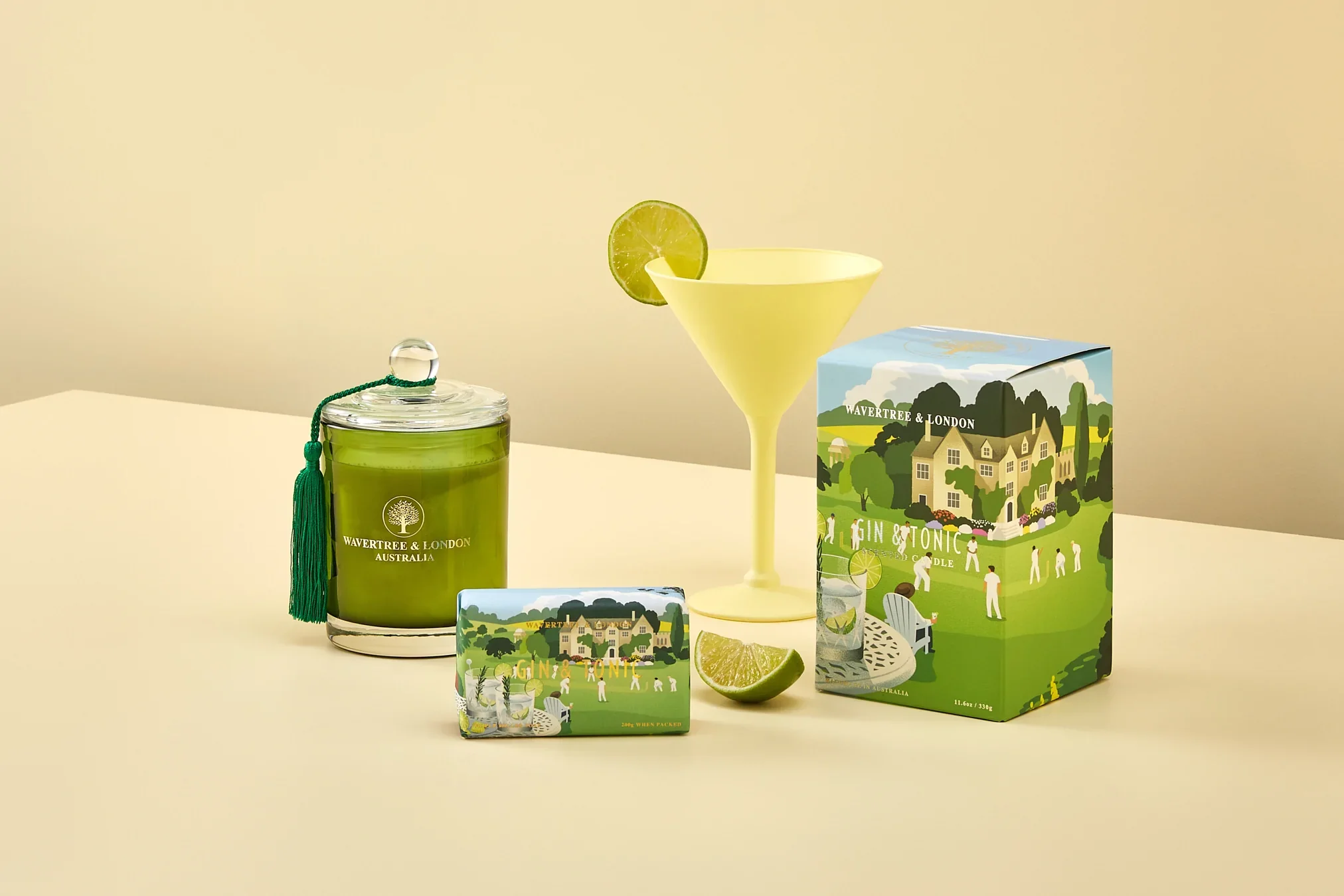 Wavertree & London Candle Gin and Tonic 60 hours 330g - Image 2