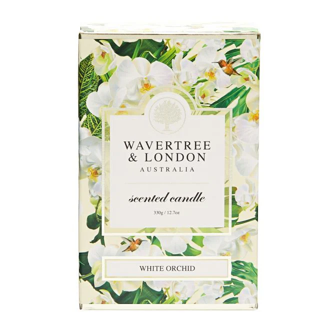 Wavertree & London Candle White Orchid 60 hours 330g - Image 2