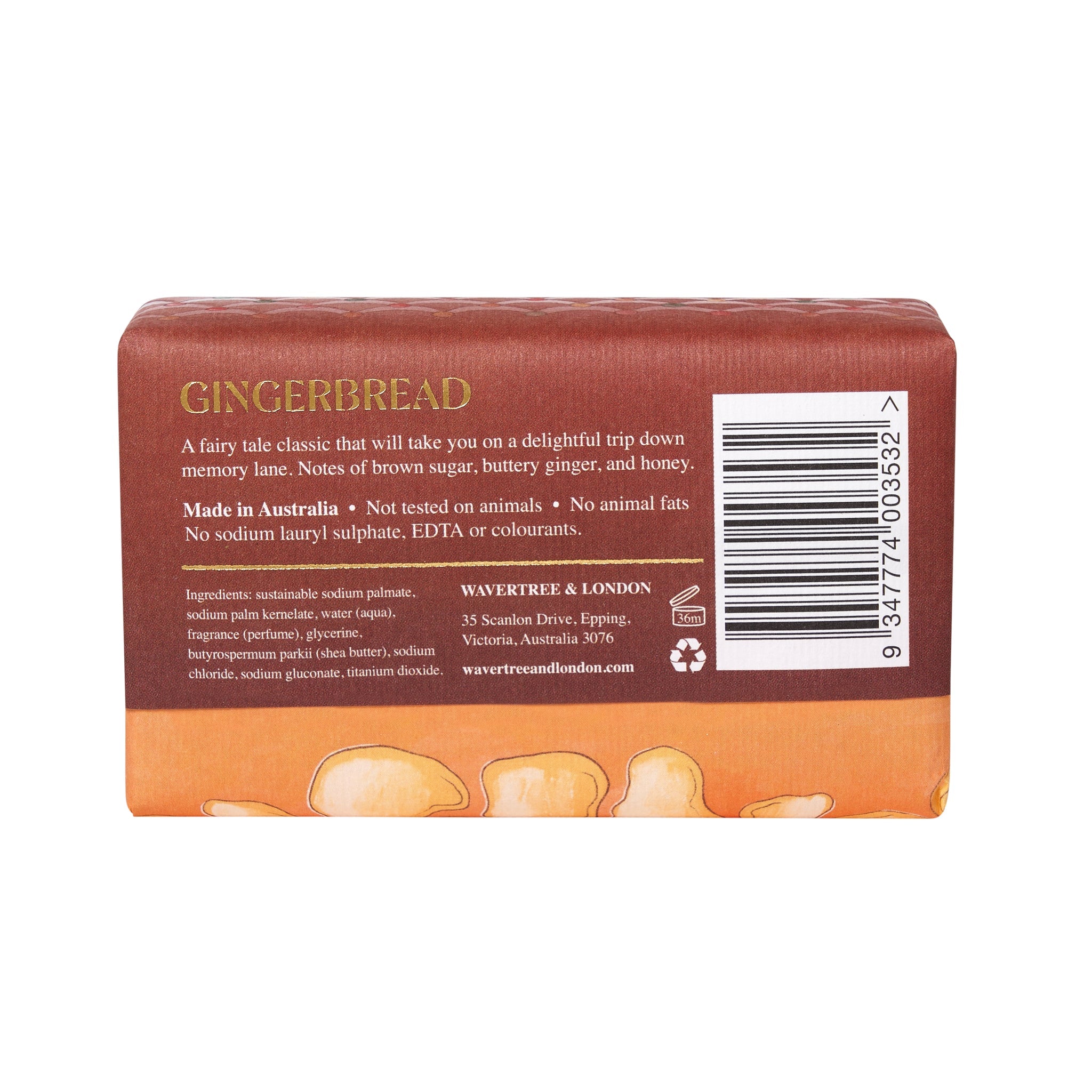 Wavertree & London Soap Gingerbread 200g - Image 3